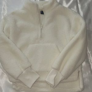 white crew neck